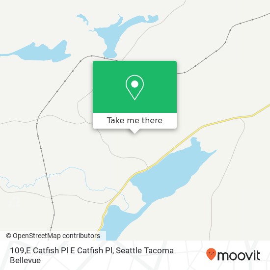 Mapa de 109,E Catfish Pl E Catfish Pl, Shelton, WA 98584