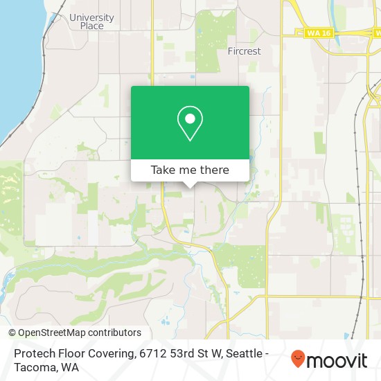 Protech Floor Covering, 6712 53rd St W map