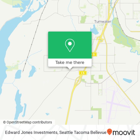 Mapa de Edward Jones Investments, 6939 Littlerock Rd SW