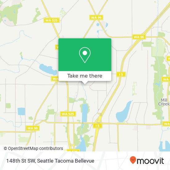 Mapa de 148th St SW, Lynnwood, WA 98087