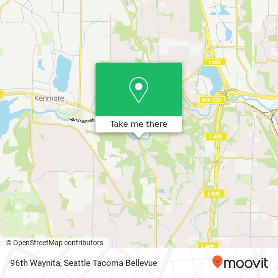 Mapa de 96th Waynita, Bothell, WA 98011