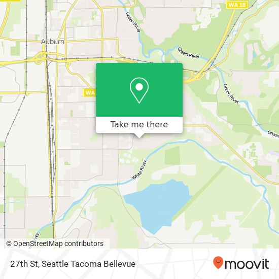 Mapa de 27th St, Auburn, WA 98002