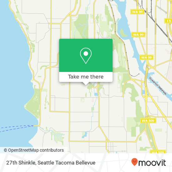 Mapa de 27th Shinkle, Seattle, WA 98106