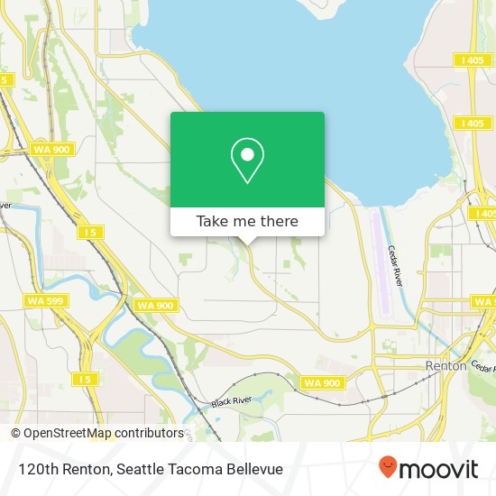 Mapa de 120th Renton, Seattle, WA 98178