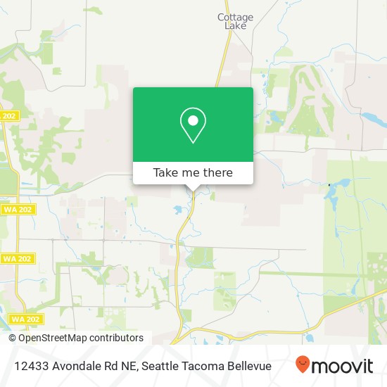 12433 Avondale Rd NE, Redmond, WA 98052 map