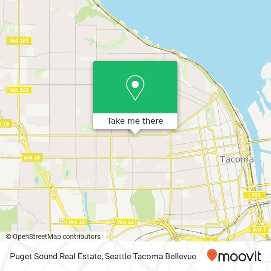 Puget Sound Real Estate, 3021 6th Ave map