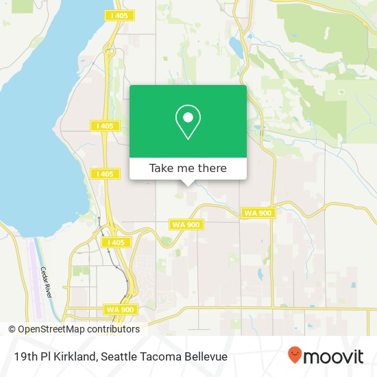 19th Pl Kirkland, Renton, WA 98056 map