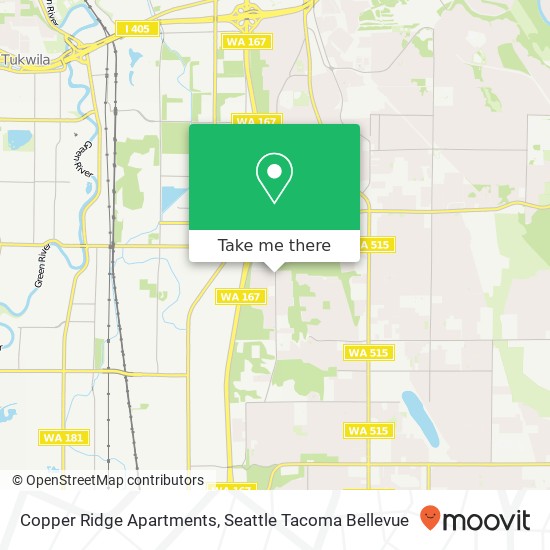 Copper Ridge Apartments, Renton, WA 98055 map