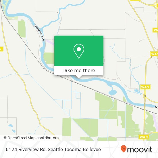 Mapa de 6124 Riverview Rd, Snohomish, WA 98290