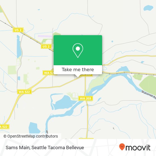 Mapa de Sams Main, Monroe, WA 98272