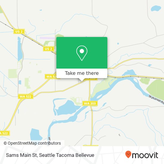 Mapa de Sams Main St, Monroe, WA 98272