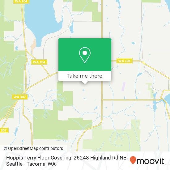 Mapa de Hoppis Terry Floor Covering, 26248 Highland Rd NE