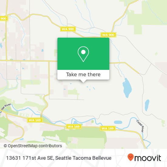 Mapa de 13631 171st Ave SE, Renton, WA 98059