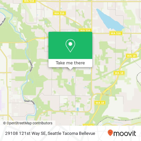 Mapa de 29108 121st Way SE, Auburn, WA 98092