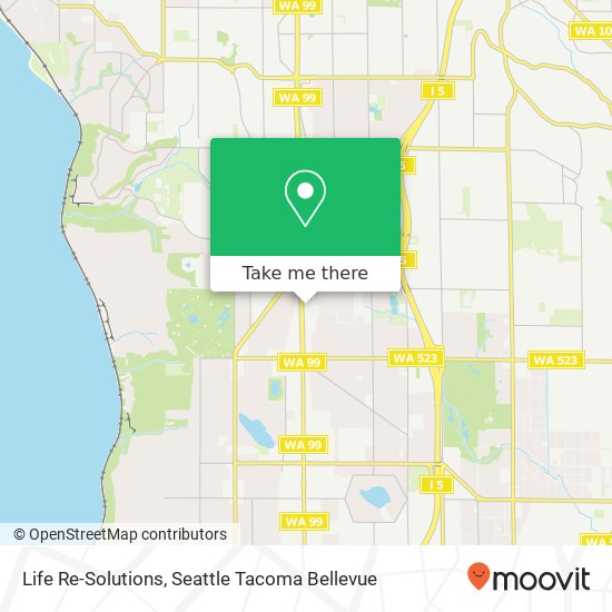 Life Re-Solutions, Shoreline, WA 98133 map