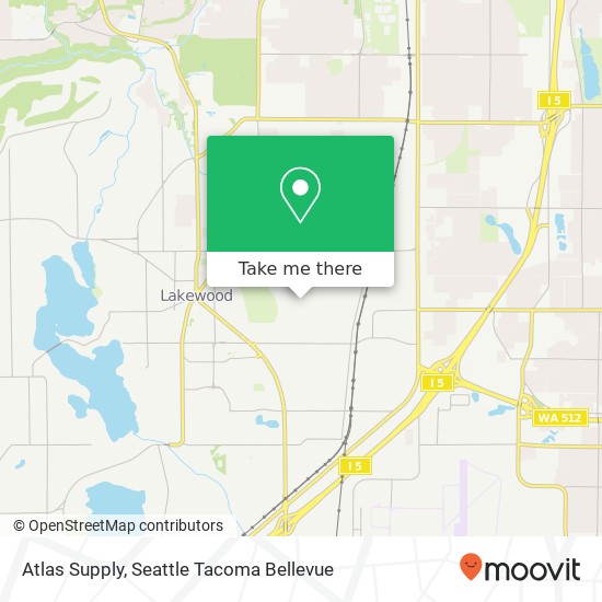 Atlas Supply, 4823 95th St SW map