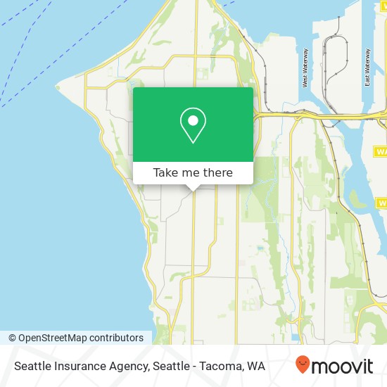 Mapa de Seattle Insurance Agency