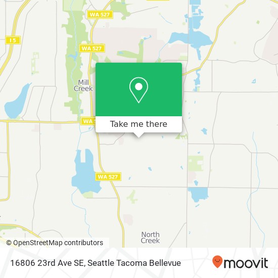 Mapa de 16806 23rd Ave SE, Bothell, WA 98012