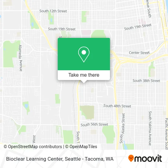 Mapa de Bioclear Learning Center