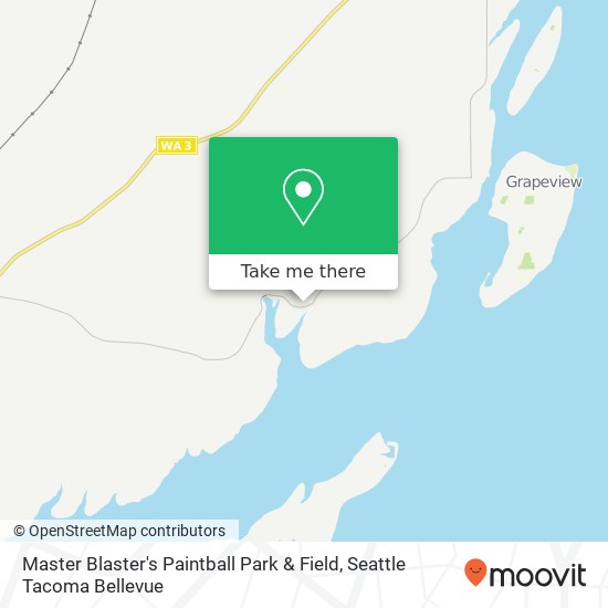 Mapa de Master Blaster's Paintball Park & Field, 107 E Murray Rd N