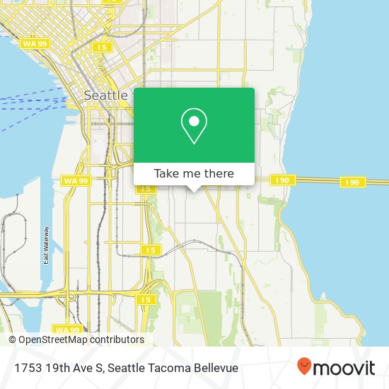 Mapa de 1753 19th Ave S, Seattle, WA 98144