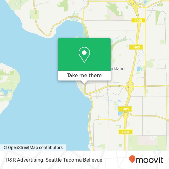 Mapa de R&R Advertising, 611 Market St