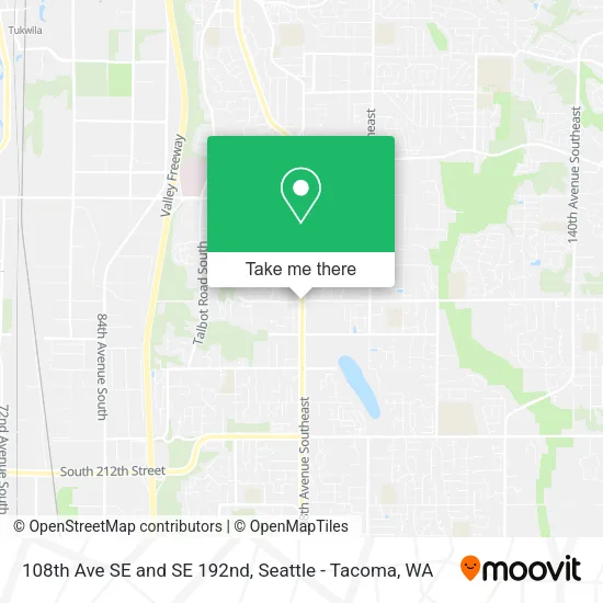 Mapa de 108th Ave SE and SE 192nd