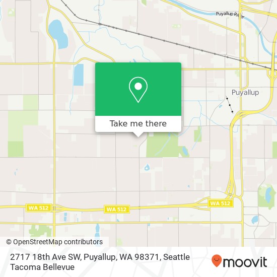 Mapa de 2717 18th Ave SW, Puyallup, WA 98371