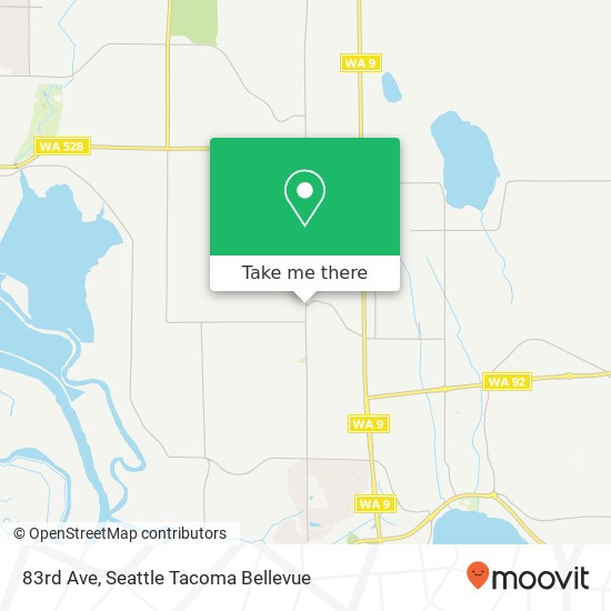 Mapa de 83rd Ave, Marysville, WA 98270