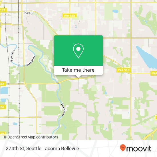 Mapa de 274th St, Kent, WA 98030