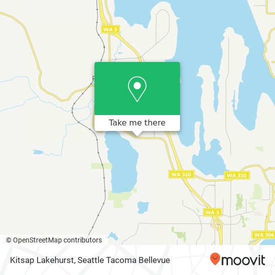 Mapa de Kitsap Lakehurst, Bremerton, WA 98312