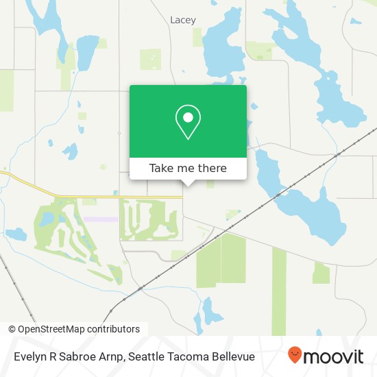 Mapa de Evelyn R Sabroe Arnp, 5602 Ruddell Rd SE