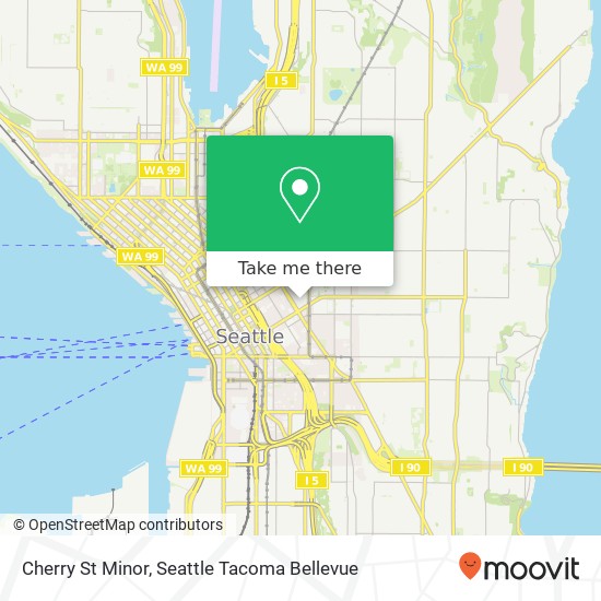 Mapa de Cherry St Minor, Seattle, WA 98104