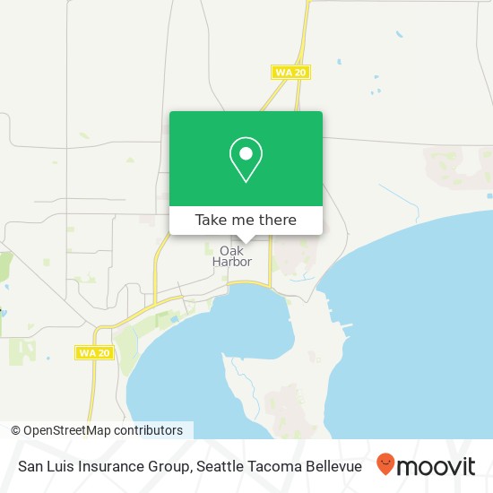 Mapa de San Luis Insurance Group, 486 SE Neil St