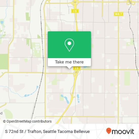 Mapa de S 72nd St / Trafton, Tacoma, WA 98409