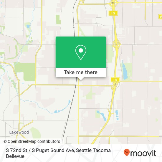 S 72nd St / S Puget Sound Ave, Tacoma, WA 98409 map
