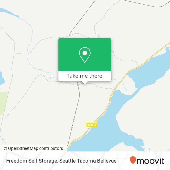 Mapa de Freedom Self Storage, 2992 E Johns Prairie Rd