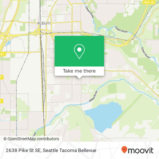 Mapa de 2638 Pike St SE, Auburn, WA 98002