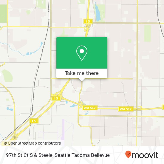 97th St Ct S & Steele, Tacoma, WA 98444 map