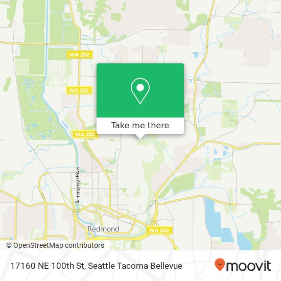 17160 NE 100th St, Redmond, WA 98052 map