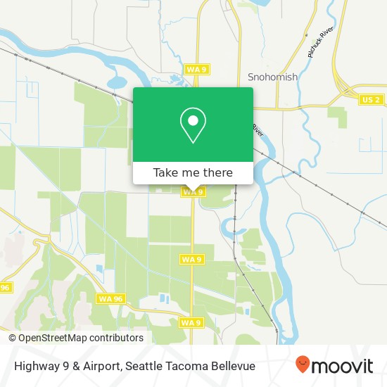 Highway 9 & Airport, Snohomish, WA 98296 map