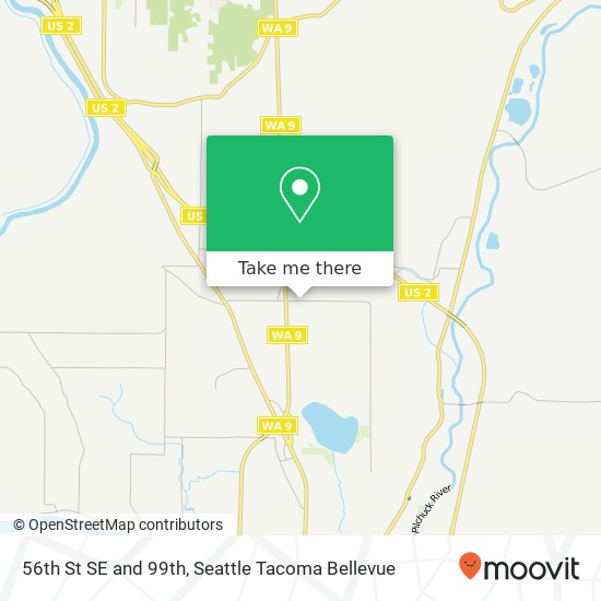 Mapa de 56th St SE and 99th, Snohomish, WA 98290