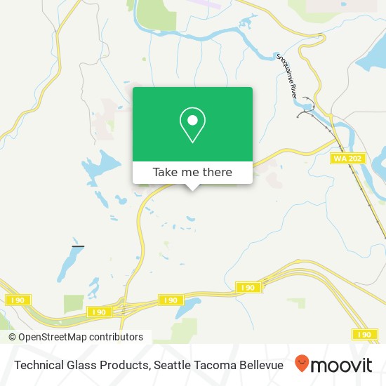 Mapa de Technical Glass Products, 8107 Bracken Pl SE