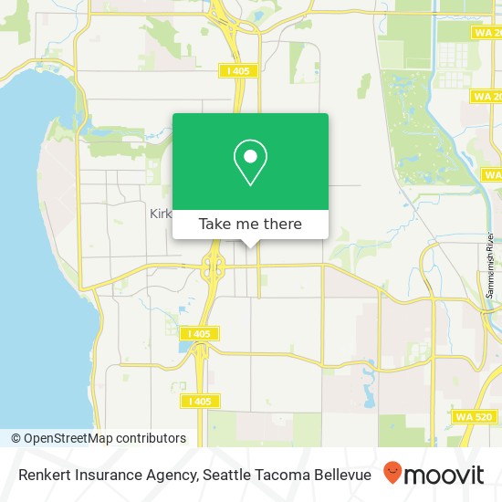 Renkert Insurance Agency, 8750 122nd Ave NE map