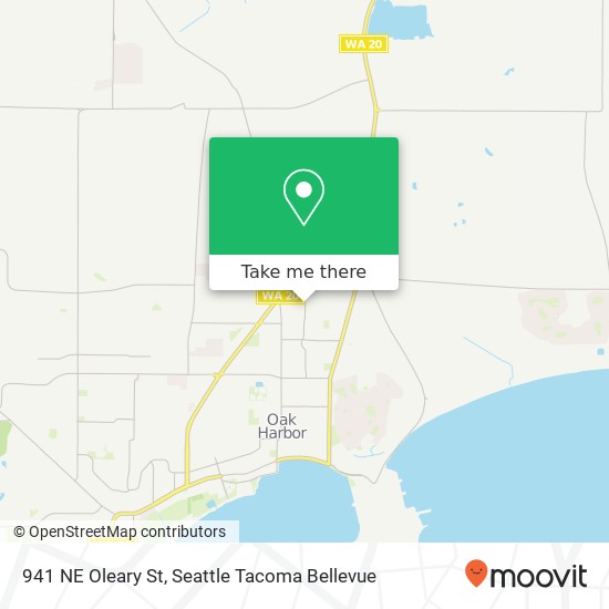 Mapa de 941 NE Oleary St, Oak Harbor, WA 98277