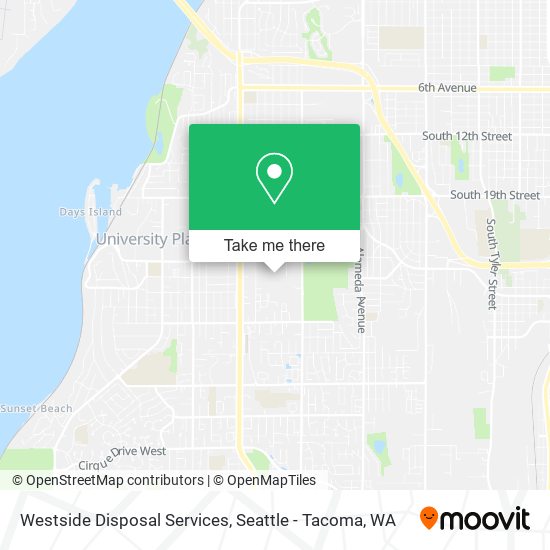 Mapa de Westside Disposal Services