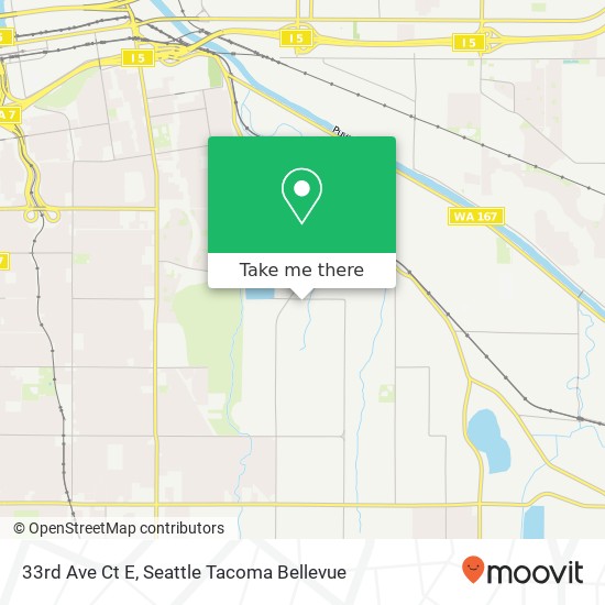 33rd Ave Ct E, Tacoma, WA 98443 map