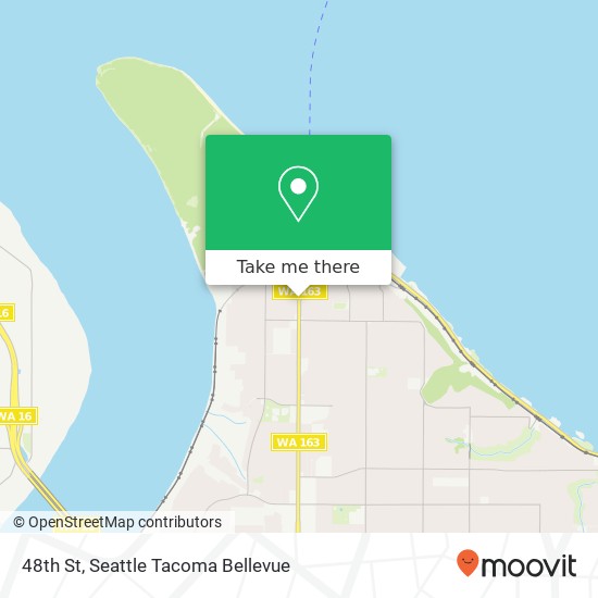 Mapa de 48th St, Tacoma, WA 98407