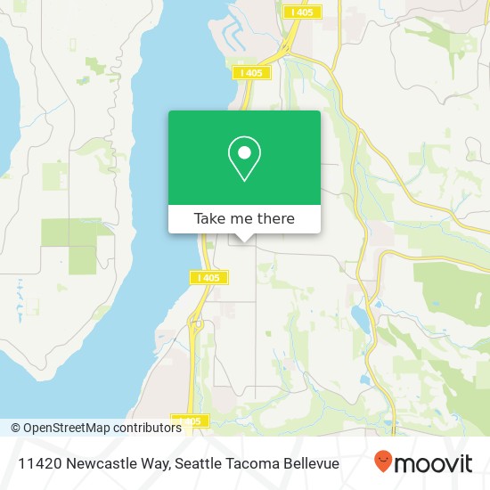 11420 Newcastle Way, Bellevue, WA 98006 map