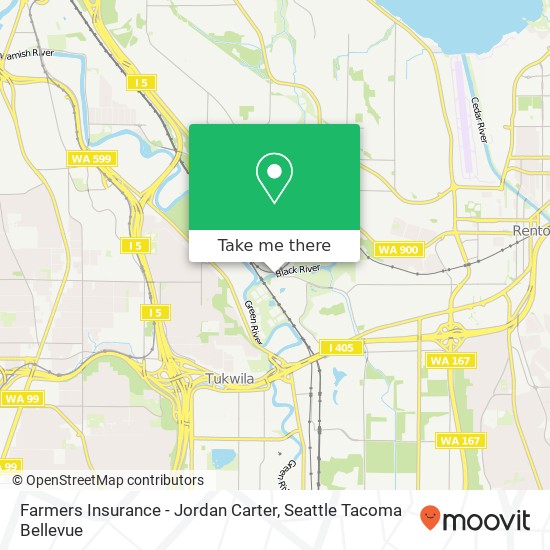 Farmers Insurance - Jordan Carter, 1201 Monster Rd SW map